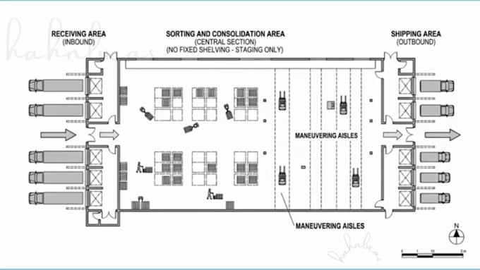 design warehouse floor plan layout, rack layout, pallet racking and storage plan
