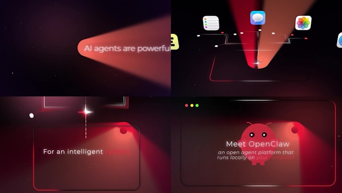 create ai and b2b saas software launch videos with motion graphics