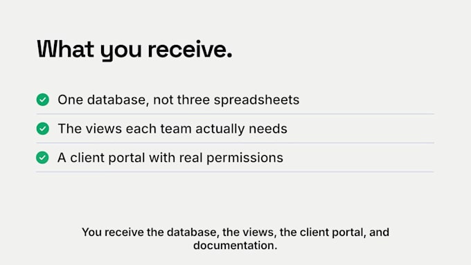 build a custom airtable database system for your business