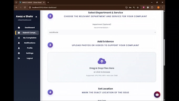 develop a custom fullstack saas web application