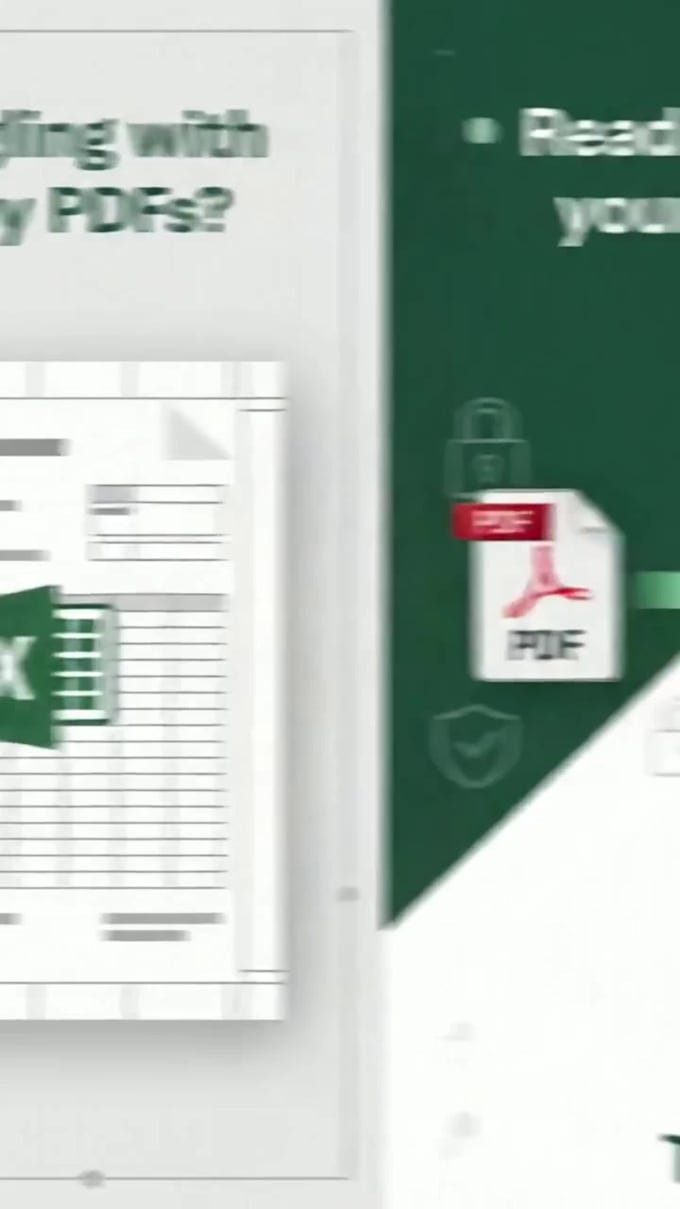 convert PDF files to editable excel spreadsheets