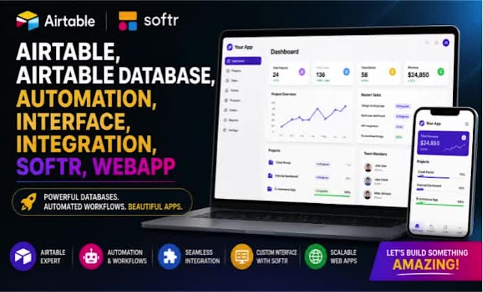 alrtable, alrtable database, automation, interface, intergation, softr, webapp