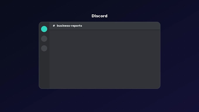 build a telegram or discord bot that analyzes your business