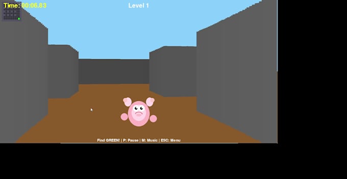 develop a 3d maze runner game in python