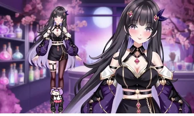 design custom vtuber live2d vtuber model vtuber rigging vtube studio