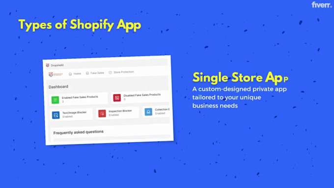 create professional shopify public and private app for you