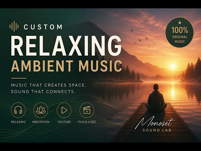 create custom relaxing background music for your project