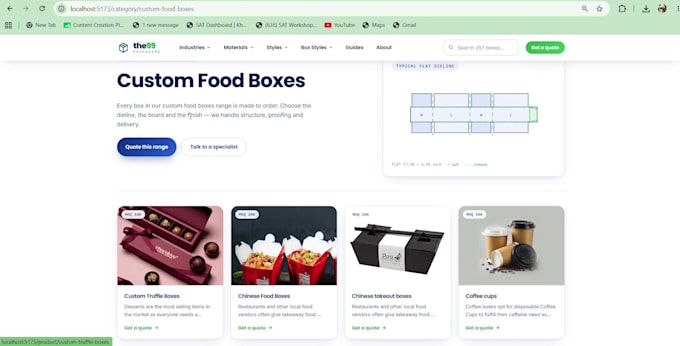 Develop a custom full stack website using react and nodejs by ...