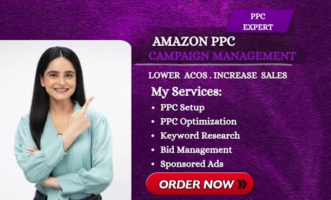 manage amazon PPC campaigns amazon ads keywords research and acos optimization
