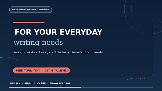 proofread your best writings