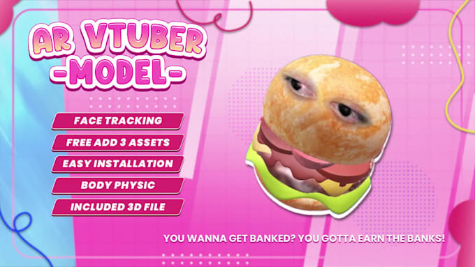 create a custom ar vtuber model for streamfog camera tracking