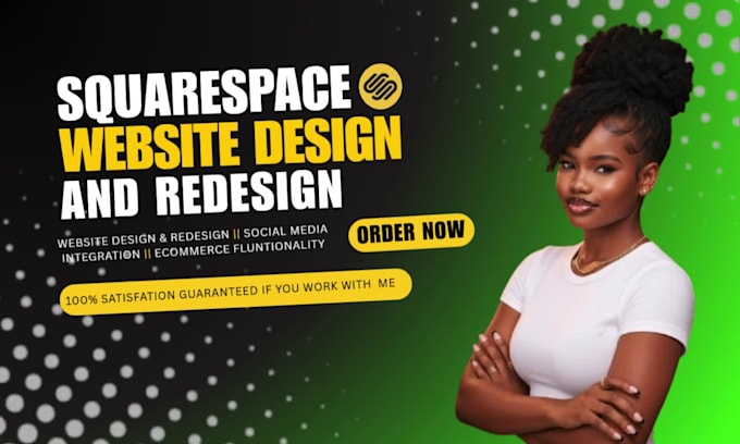 design, redesign squarespace website