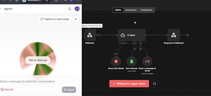build ai automation, whatsapp , slack and gmail automation with n8n