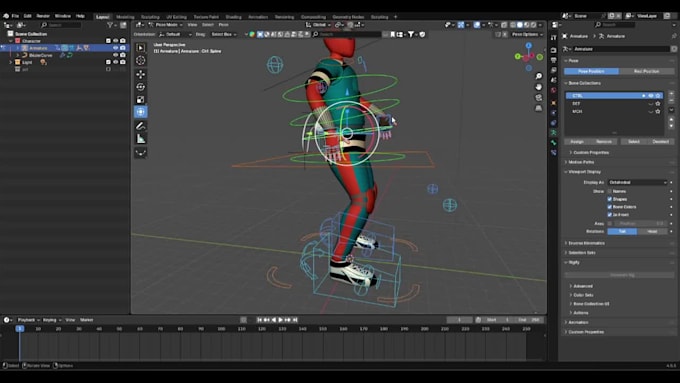 create 3d character models from 2d concept in blender