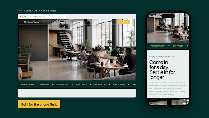 build a modern one page wordpress website in elementor