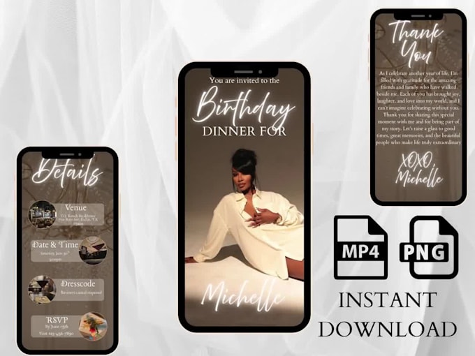do animated birthday invitation, birthday invitation video design