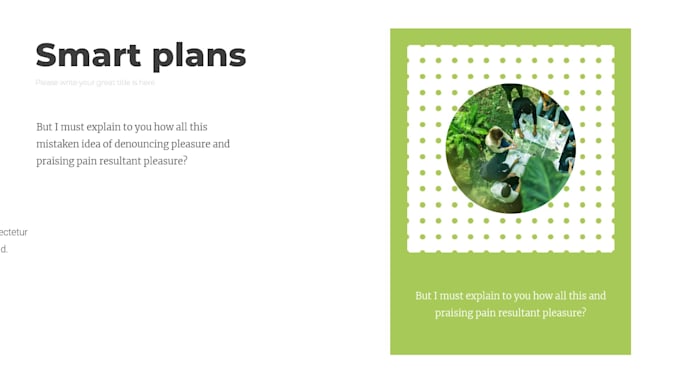 create a professional, modern business presentation slides