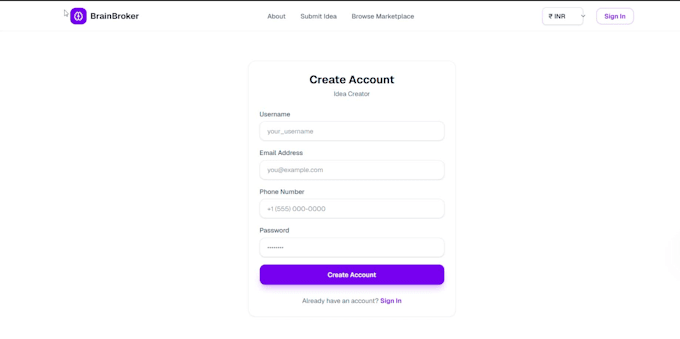 build a nextjs saas idea marketplace with admin dashboard