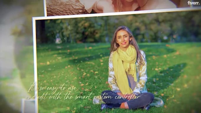 create a wedding and birthday slideshow video