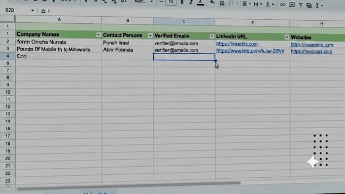 do b2b lead generation and build verified email lists