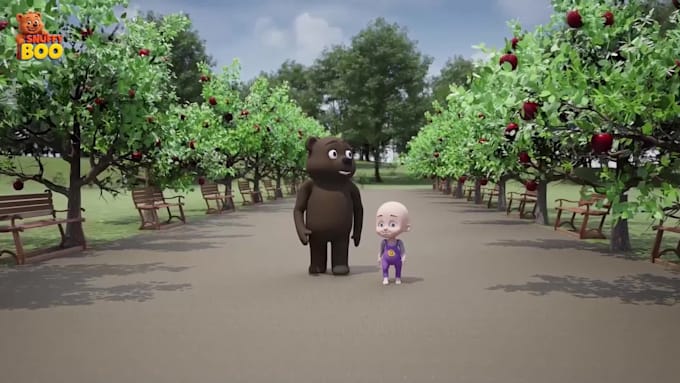 create 3d kids animation and nursery rhyme videos