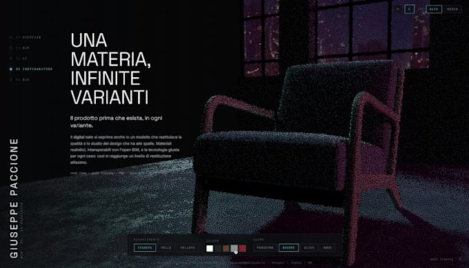 create 3d interactive website with threejs, gsap, webgl, 3d configurator