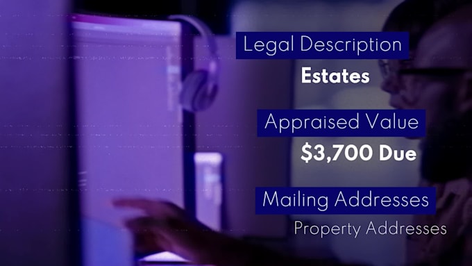 convert county tax delinquent file to excel in skip tracing format