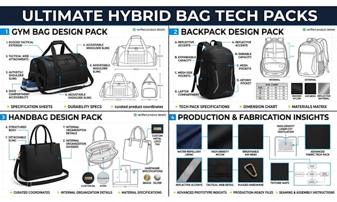 design bag tech pack handbag design duffle bag tech pack backpack tote bag purse