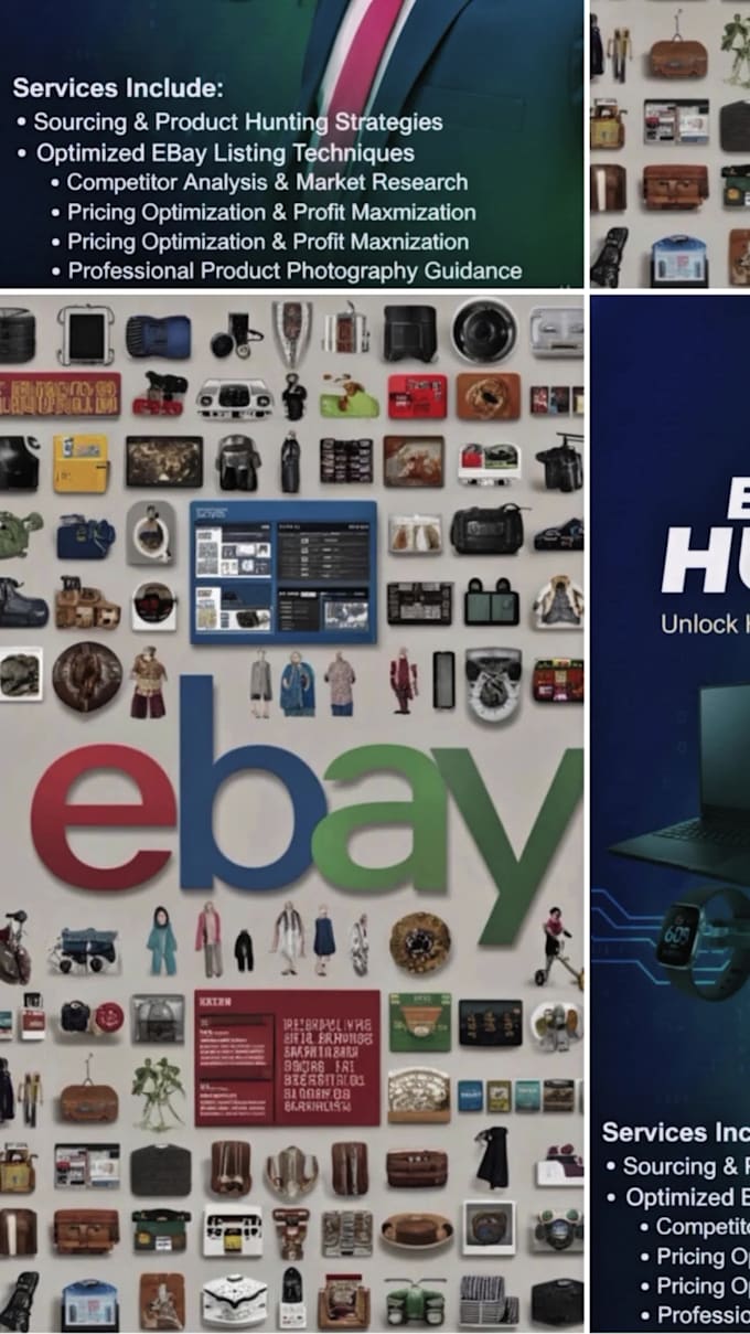 do expert ebay product hunting and optimized ebay listing