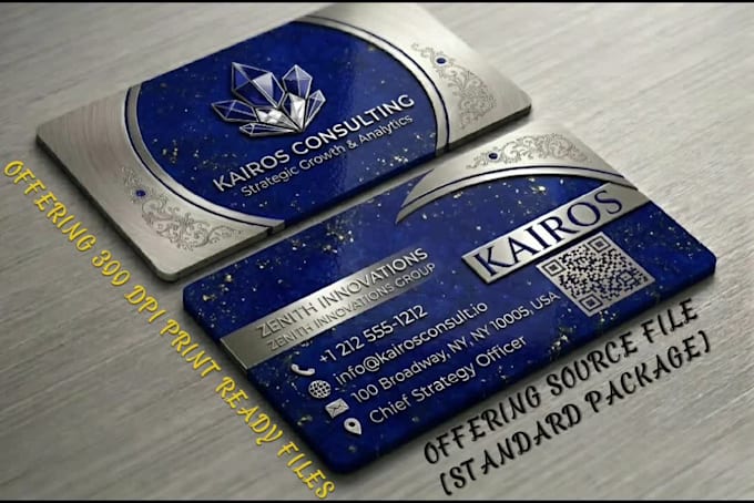 design professional luxury buissness card