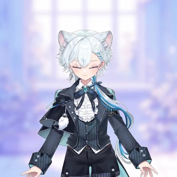 draw and rig live2d vtuber model 2d vtuber model anime vtuber live 2d vtuber