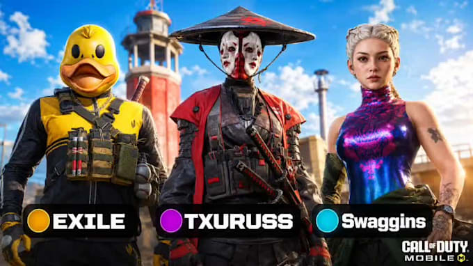 create cinematic 3d codm character thumbnails
