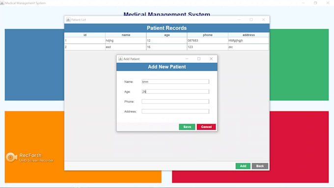 build desktop or web crud applications using java and mysql