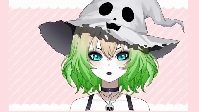 design live2d vtuber avatar and live 2d vtuber model with full rigging