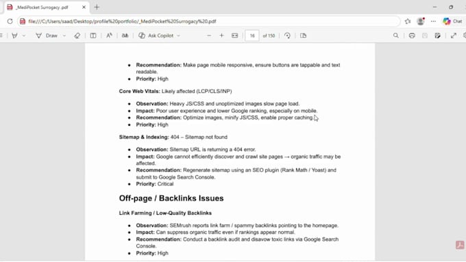 audit your website and fix technical SEO issues