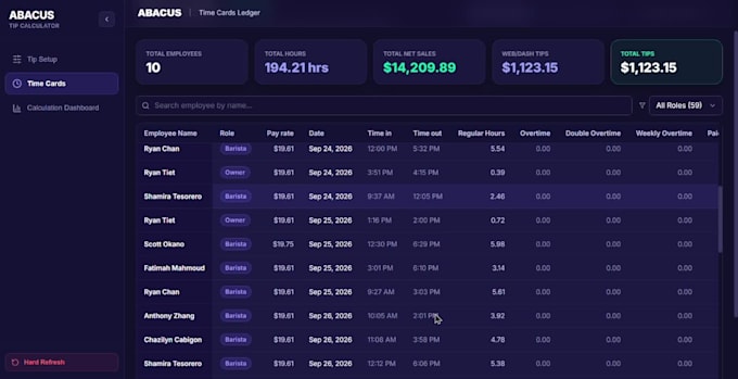 build accounting and finance tracker and web applications