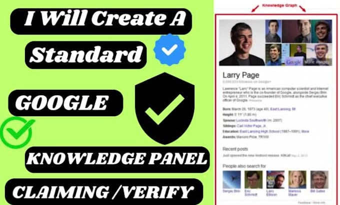 create google knowledgepanel for personal and  company or brand