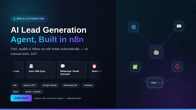 build an ai lead generation agent using n8n automation