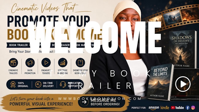 create a cinimatic book trailer