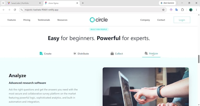 clone figma design to responsive site