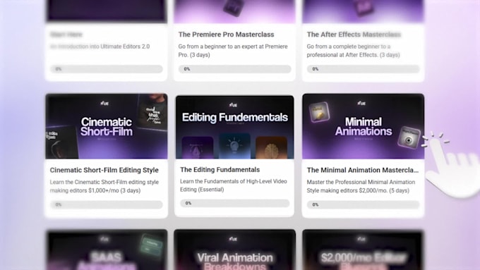 motion graphics and video editing
