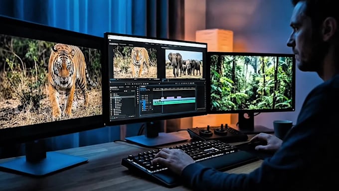 create wildlife animals documentary videos for you