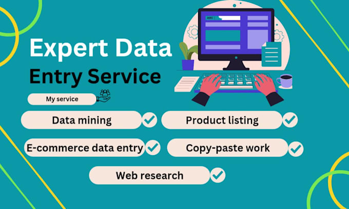 provide professional data entry and web research services