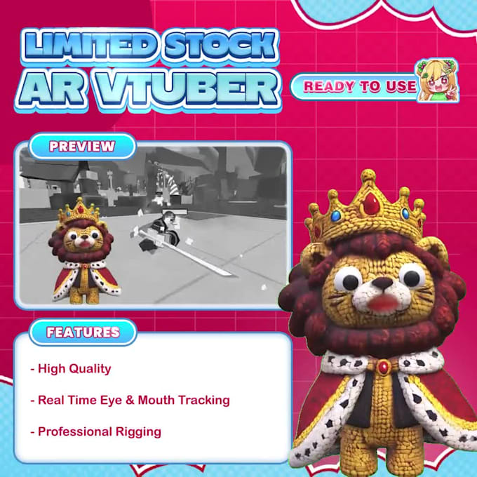 create 3d ar vtuber filter for snap camera, vtuber model rigger, lens studio
