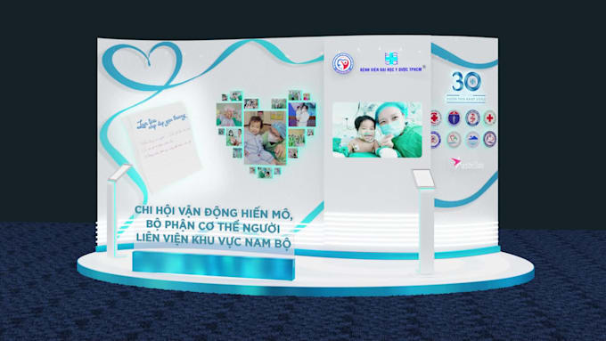 create design 3d trade show booth, exhibition booth, stand