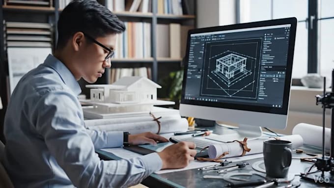 create autocad floor plans and architectural drawings