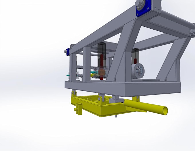 make an animation mechanical part with solidwork etc
