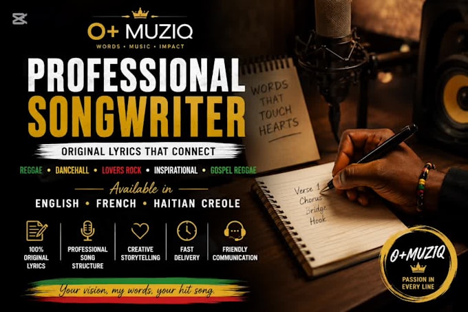 write original reggae lyrics