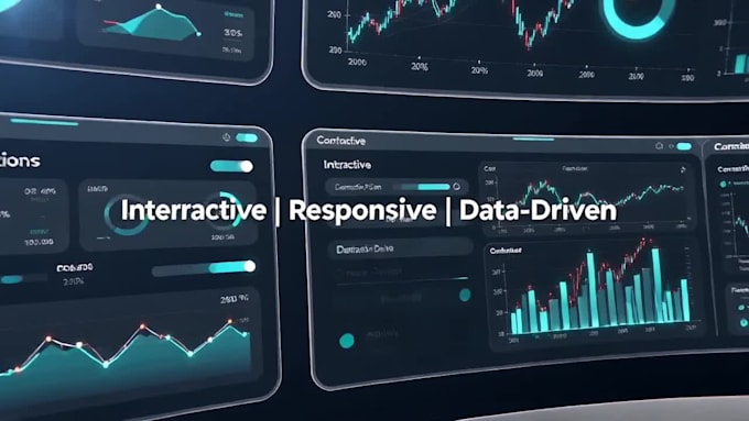 custom data visualization and  interactive and 3d graphs