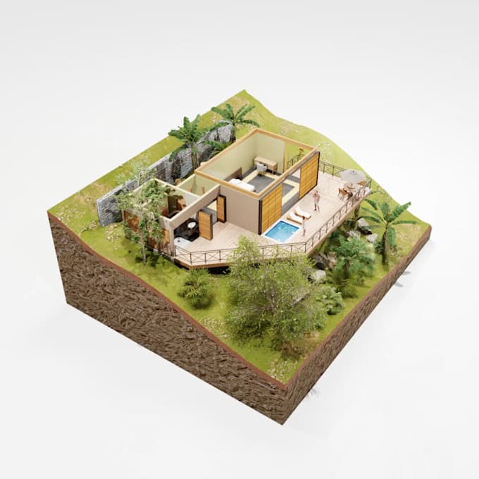 design 3d architectural plans no ai